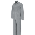 Red Kap Men's Button-Front Cotton Coverall - Postman Blue